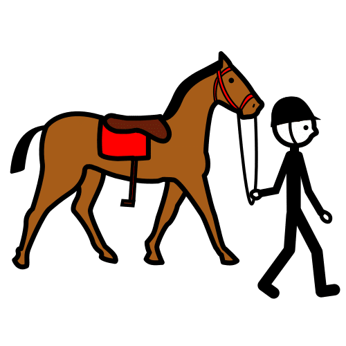 walk the horse