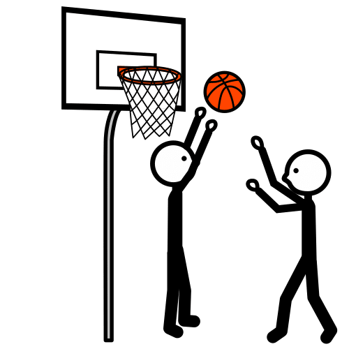 ouder vooroordeel attent basketbal spelen in ARASAAC · Global Symbols