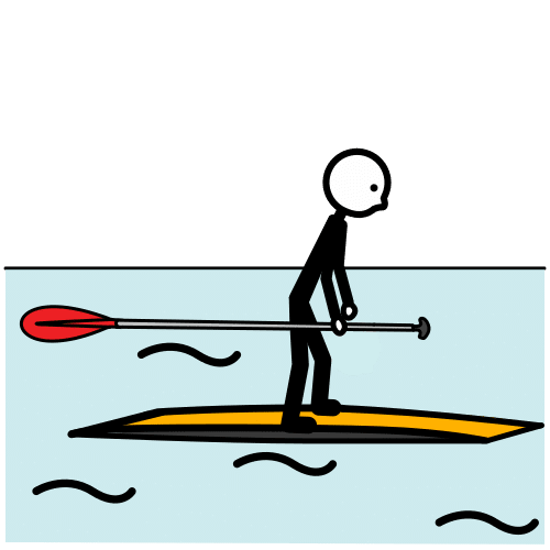 paddle surf