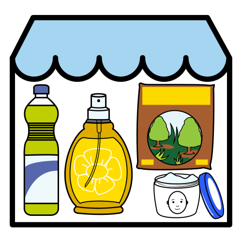 cleaning and household goods store