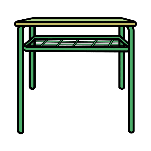 mesa de colegio