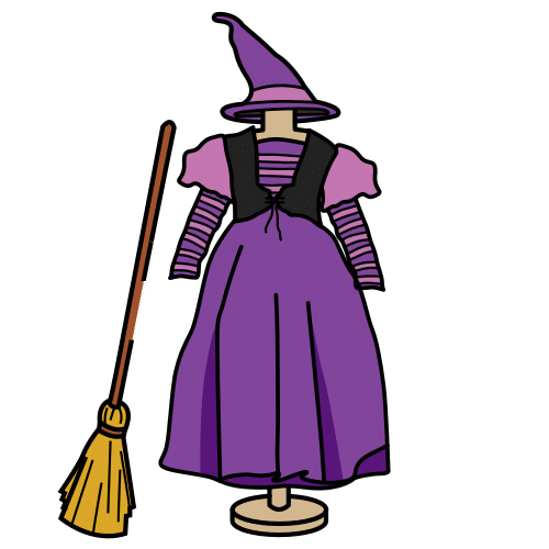 disfraz de bruja