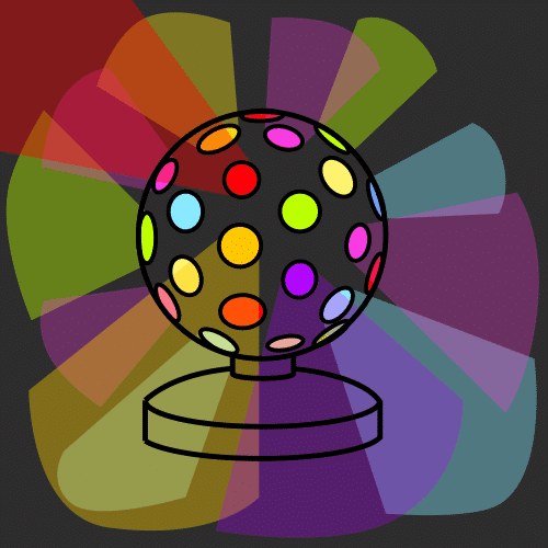 rotate disco ball