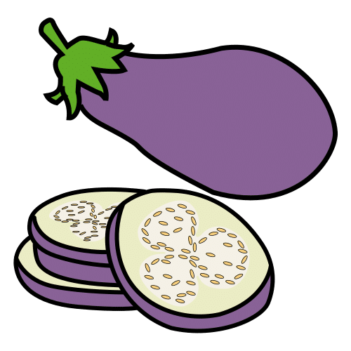 eggplant slices