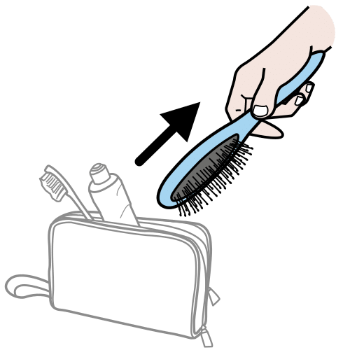 sacar el cepillo