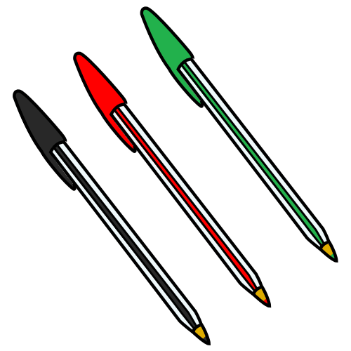 color pens