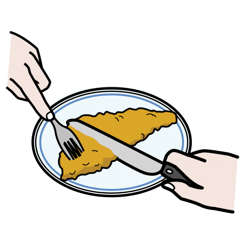 cut food