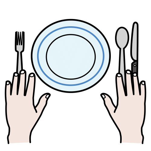 preparado para comer