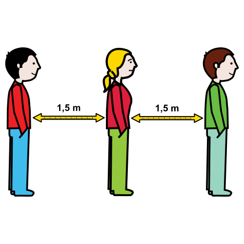 mantener la distancia de seguridad