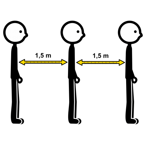 mantener la distancia de seguridad