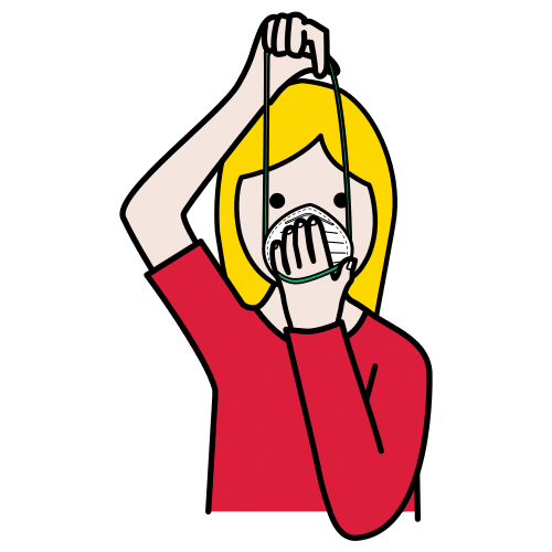 colocar la mascarilla