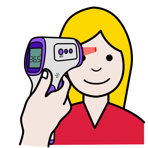 tomar la temperatura