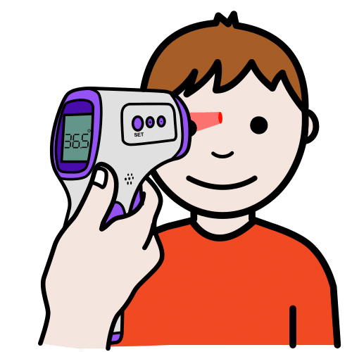 tomar la temperatura