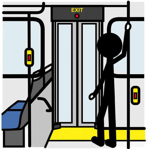 esperar en el autobús