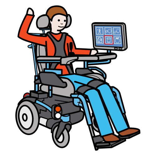 uomo con paralisi cerebrale