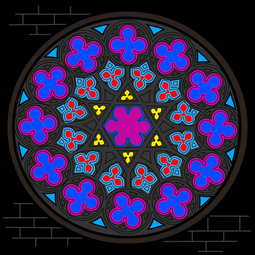 stained glass window