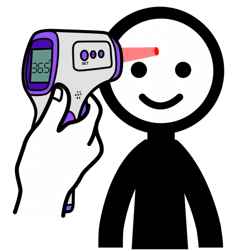 tomar la temperatura