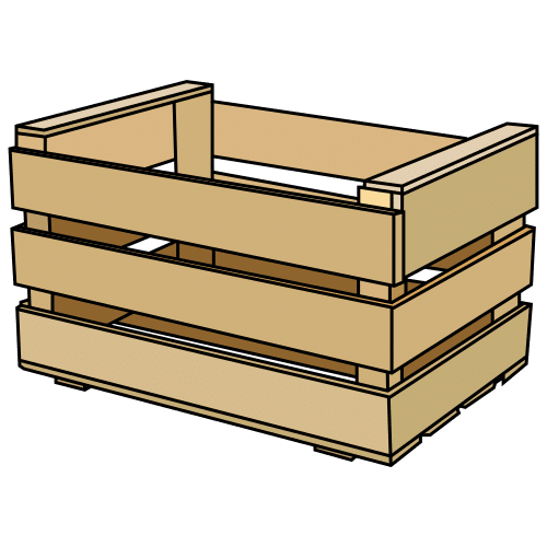 caja de madera