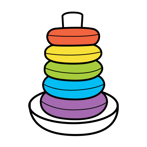 rainbow stacker