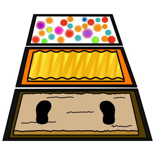 alfombrilla sensorial