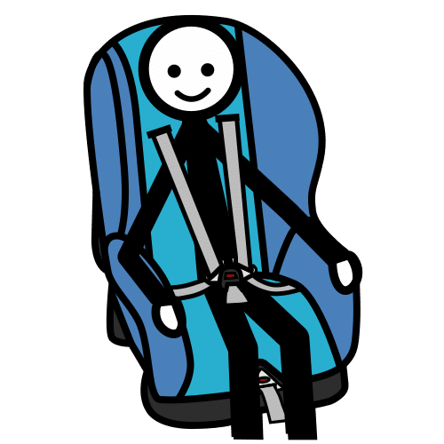 sit on child safety seat