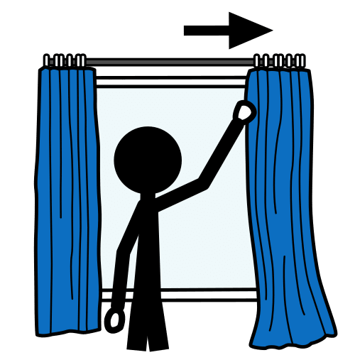 draw back the curtain