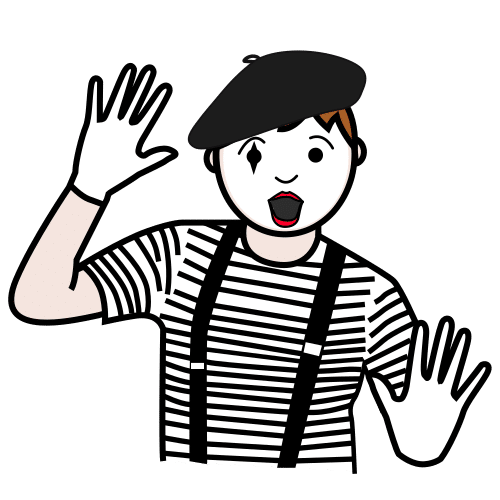 mime