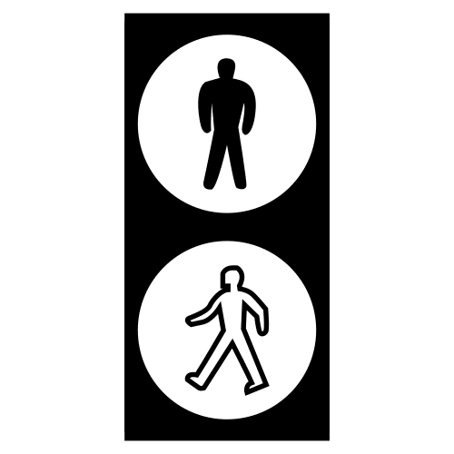 no cruzar con semáforo en rojo