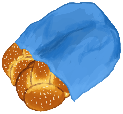 challah with cover