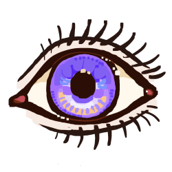 eye (purple)