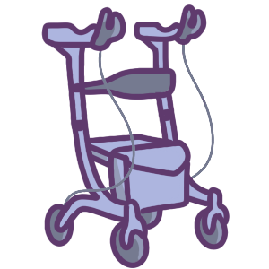 upright rollator