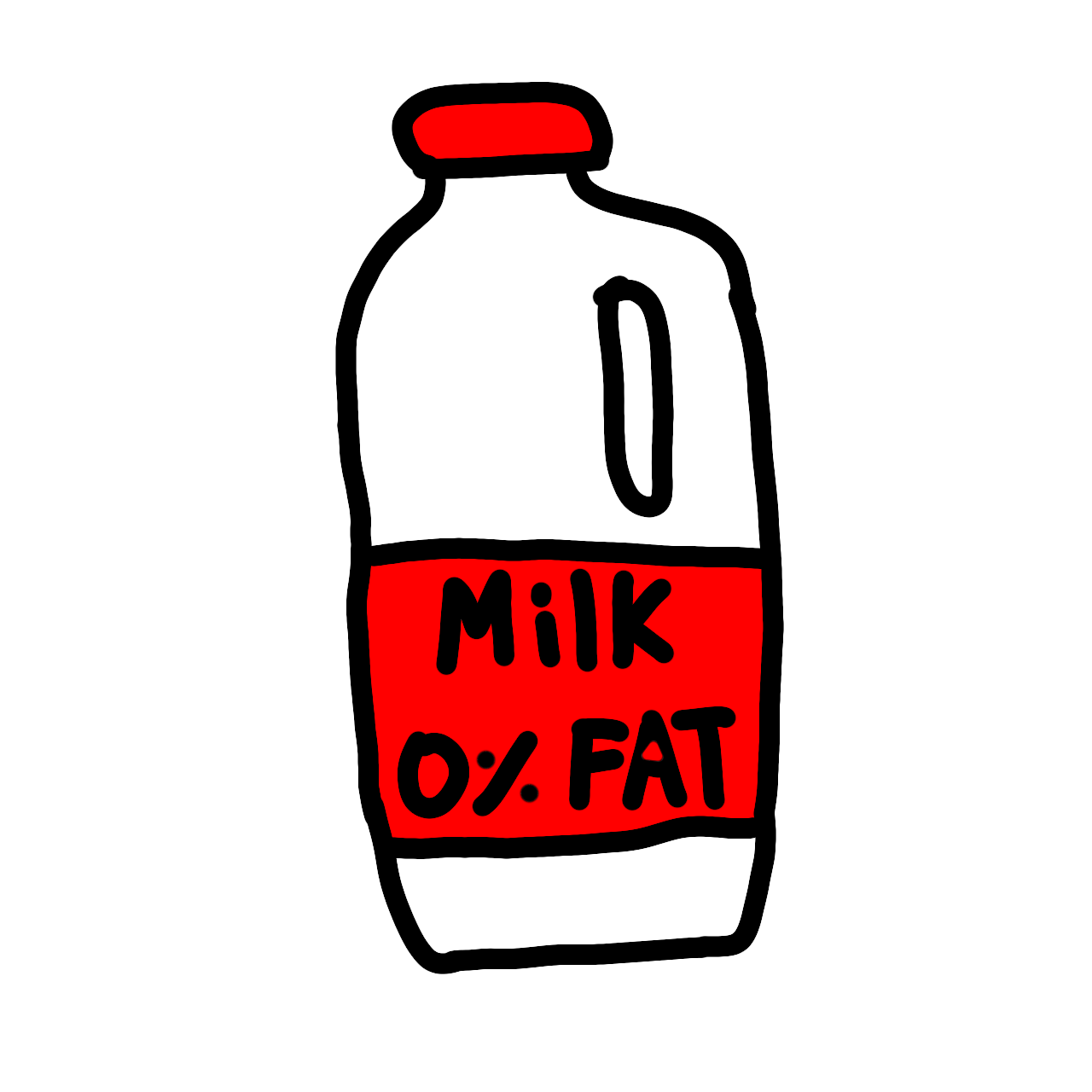 0% fat milk