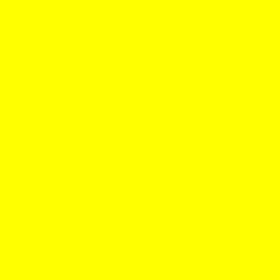 RGB colour code swatch 225, 225, 0 (yellow)