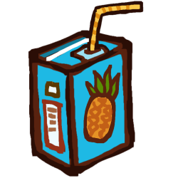 pineapple juice box