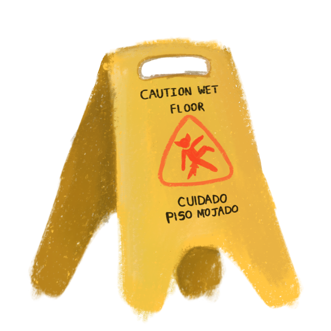 wet floor sign