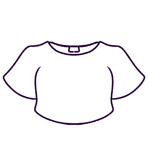 [symbol template] crop top