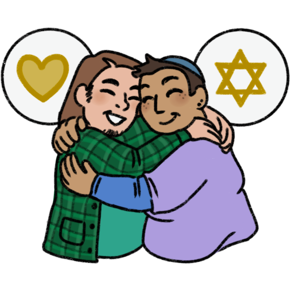 hug a Jewish person