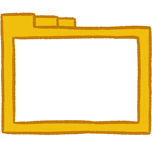 [symbol template] yellow folder (thick lines)