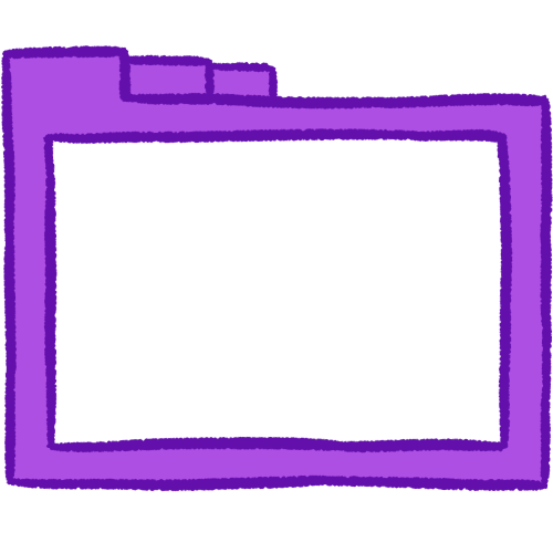 [symbol template] purple folder (thick lines)