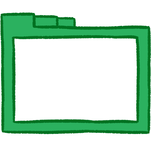 [symbol template] green folder (thick lines)