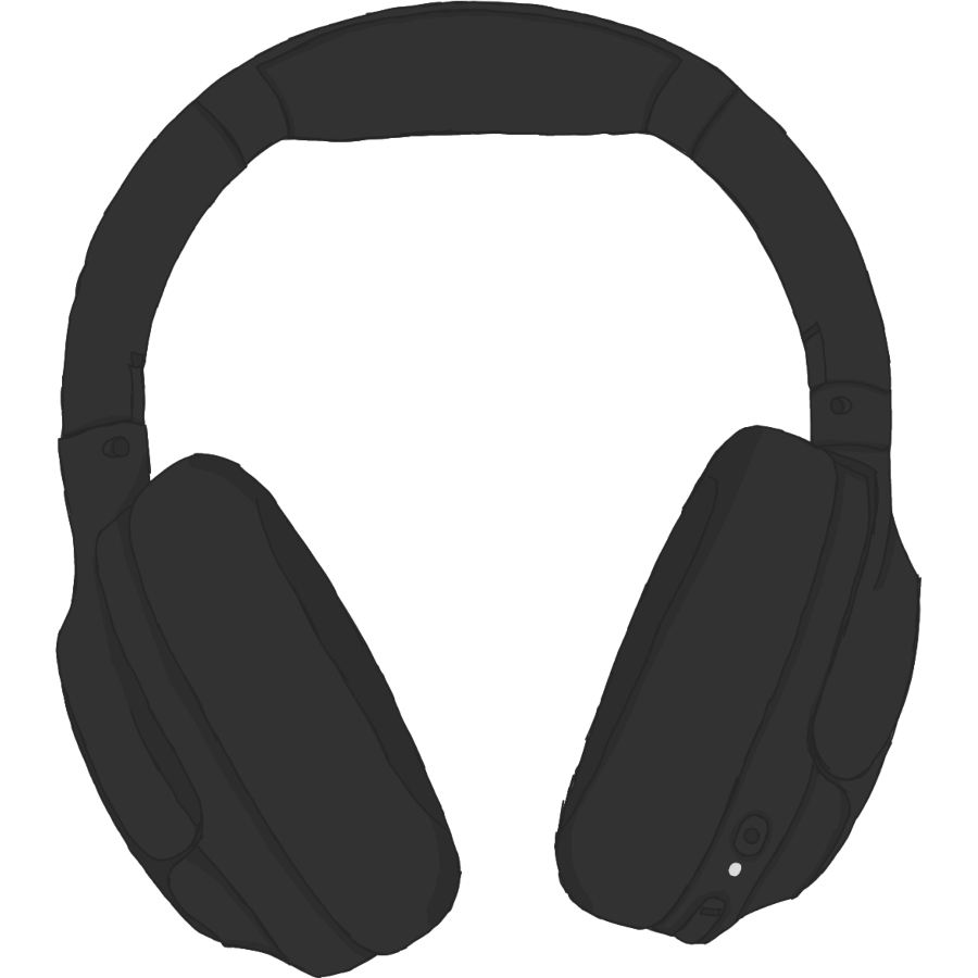 bluetooth headphones (black)