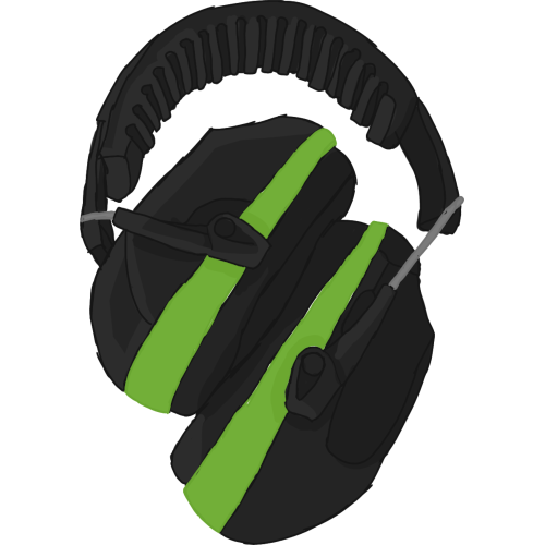 ear defenders/noise-cancelling headphones