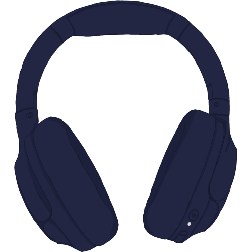 bluetooth headphones (navy)