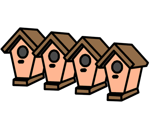 birdhouses