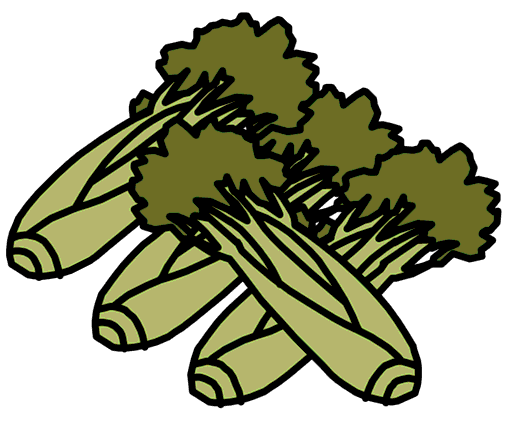 bunches of celery