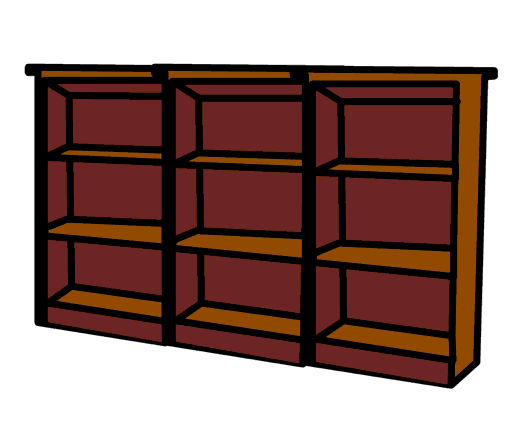 bookshelves