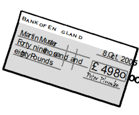 cheque