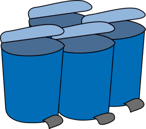 dustbins