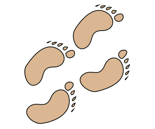 footprints