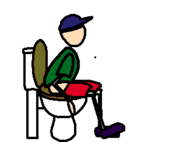 going to the toilet